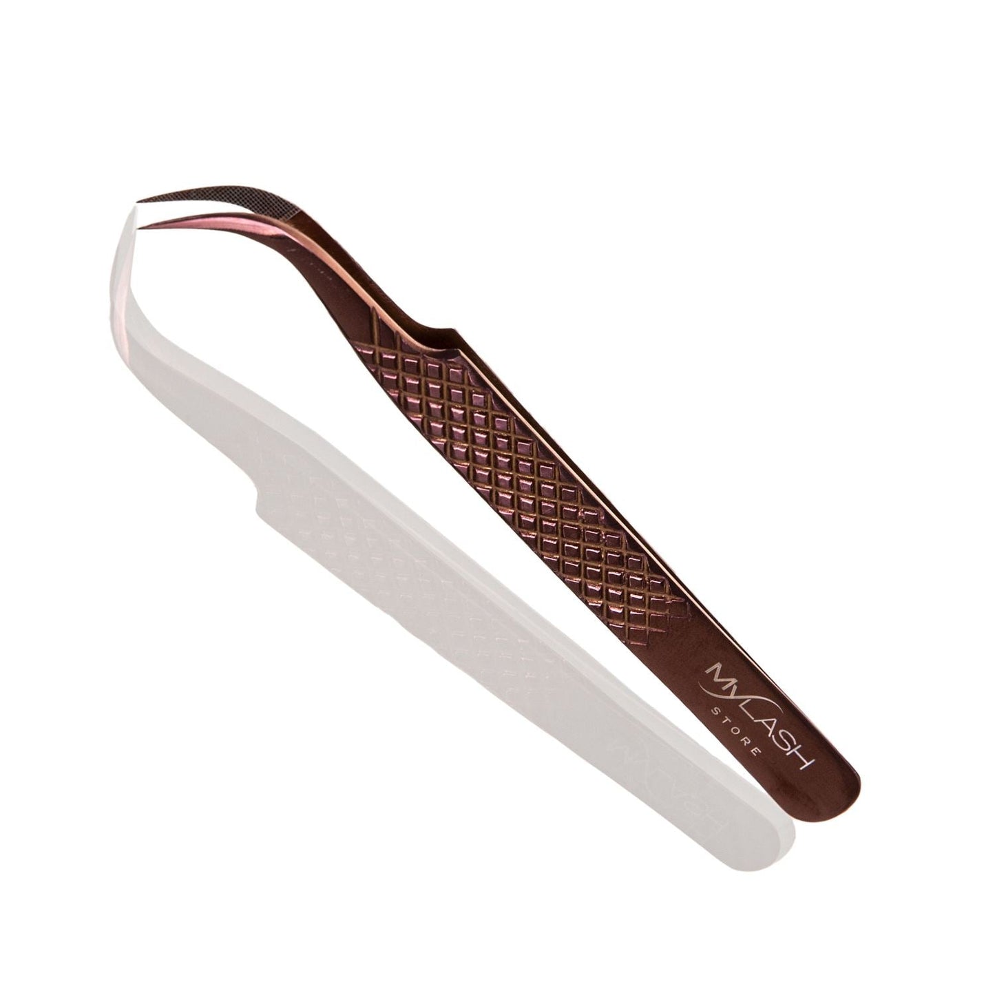 Deep Rose Gold Lash Tweezers - Curved (LIMITED EDITION)