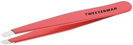 Tweezerman Fashion Color Slant Tweezer, Geranium, 1 Count