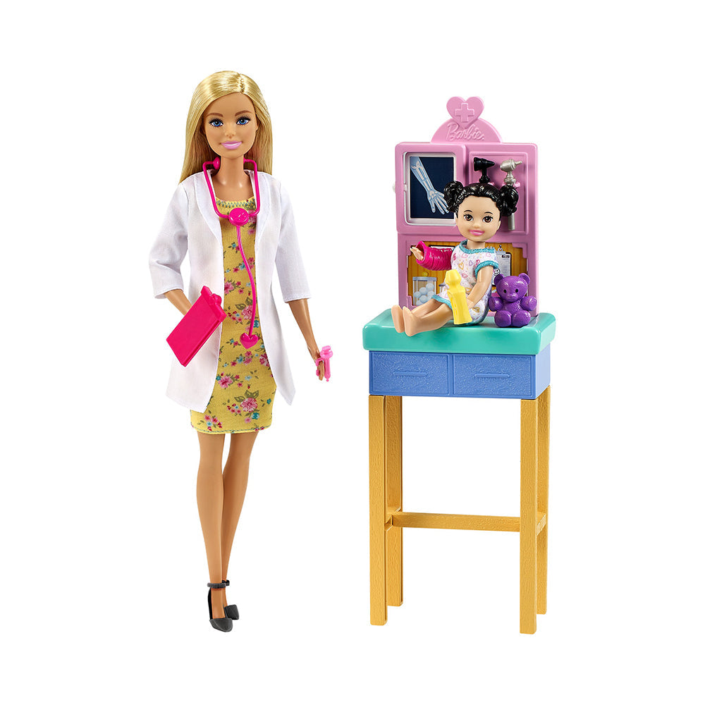 Barbie Pediatrician Playset, Blonde Doll