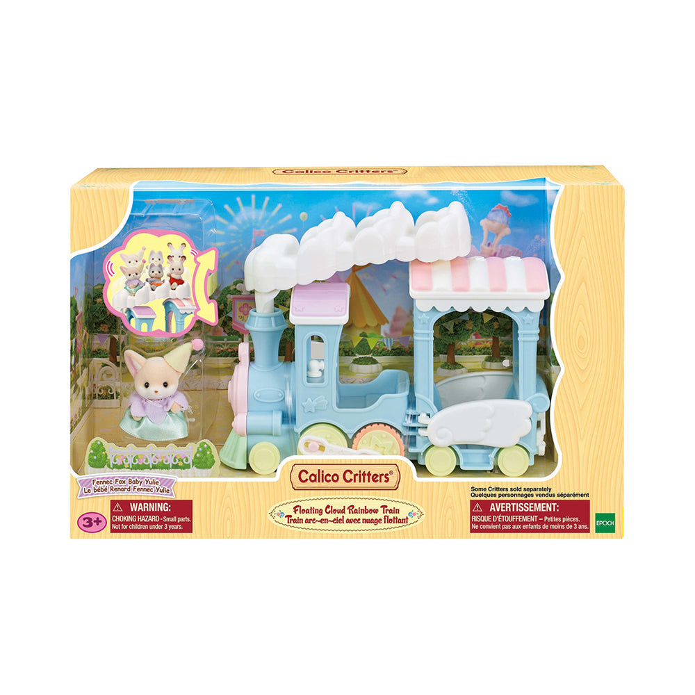 Calico Critters Floating Cloud Rainbow Train