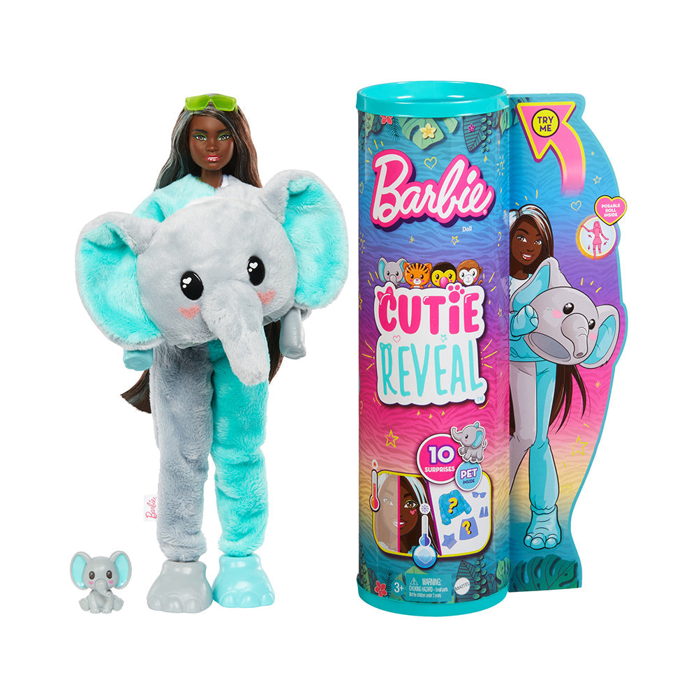 Barbie Dolls And Accessories, Cutie Reveal Dolls, Jungle Series