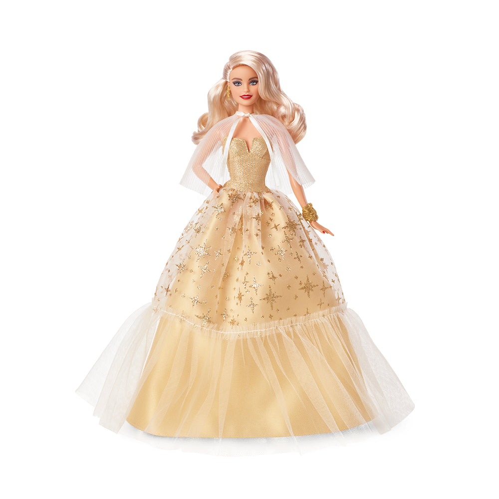 2023 Holiday Barbie Doll, Blonde Hair