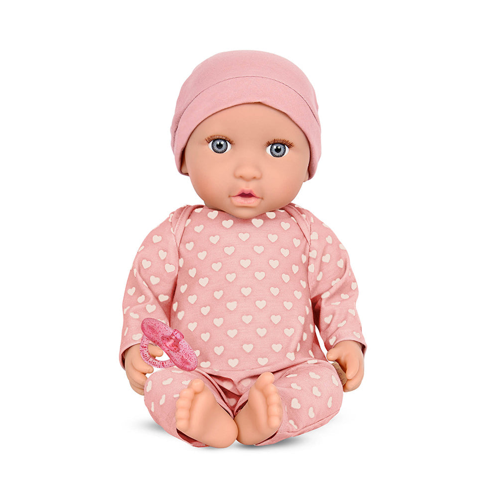 LullaBaby 14" Baby Doll w/ PJs & Pink Hat