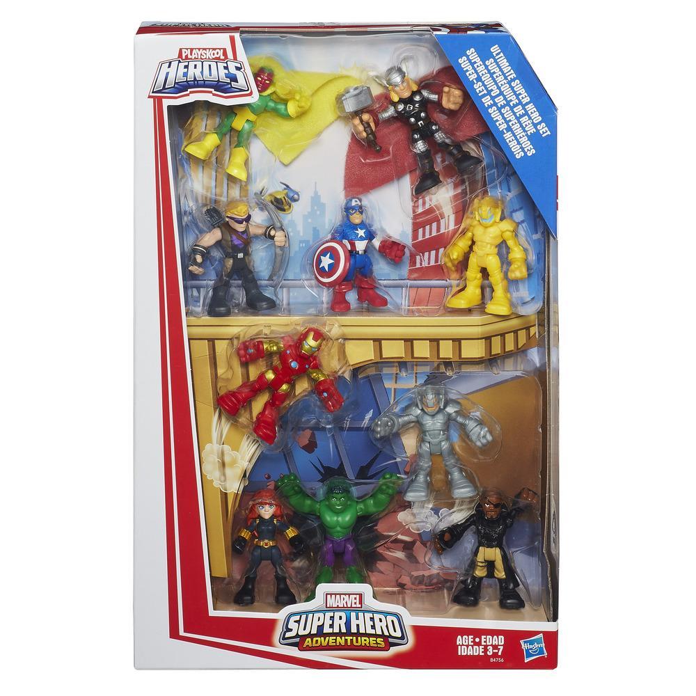 Playskool Marvel Super Hero Adventures - Ultimate Super Hero Set (B4756) LOW STOCK