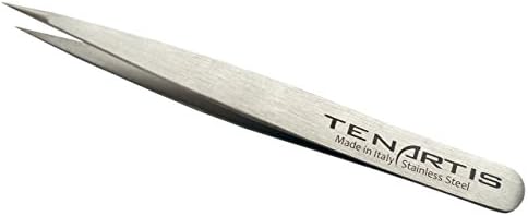 Pointed Hair Tweezers Stainless Steel - Tenartis Made in Italy