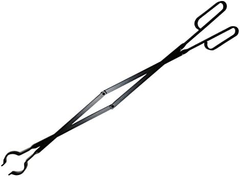 The Perfect Campfire Grill Extra Long Log Tweezers, Heavy Duty Fireplace Tongs, 40"