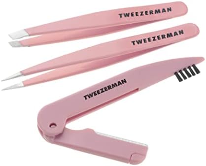 Tweezerman Exclusive Rose Tea Brow Sculpting Set