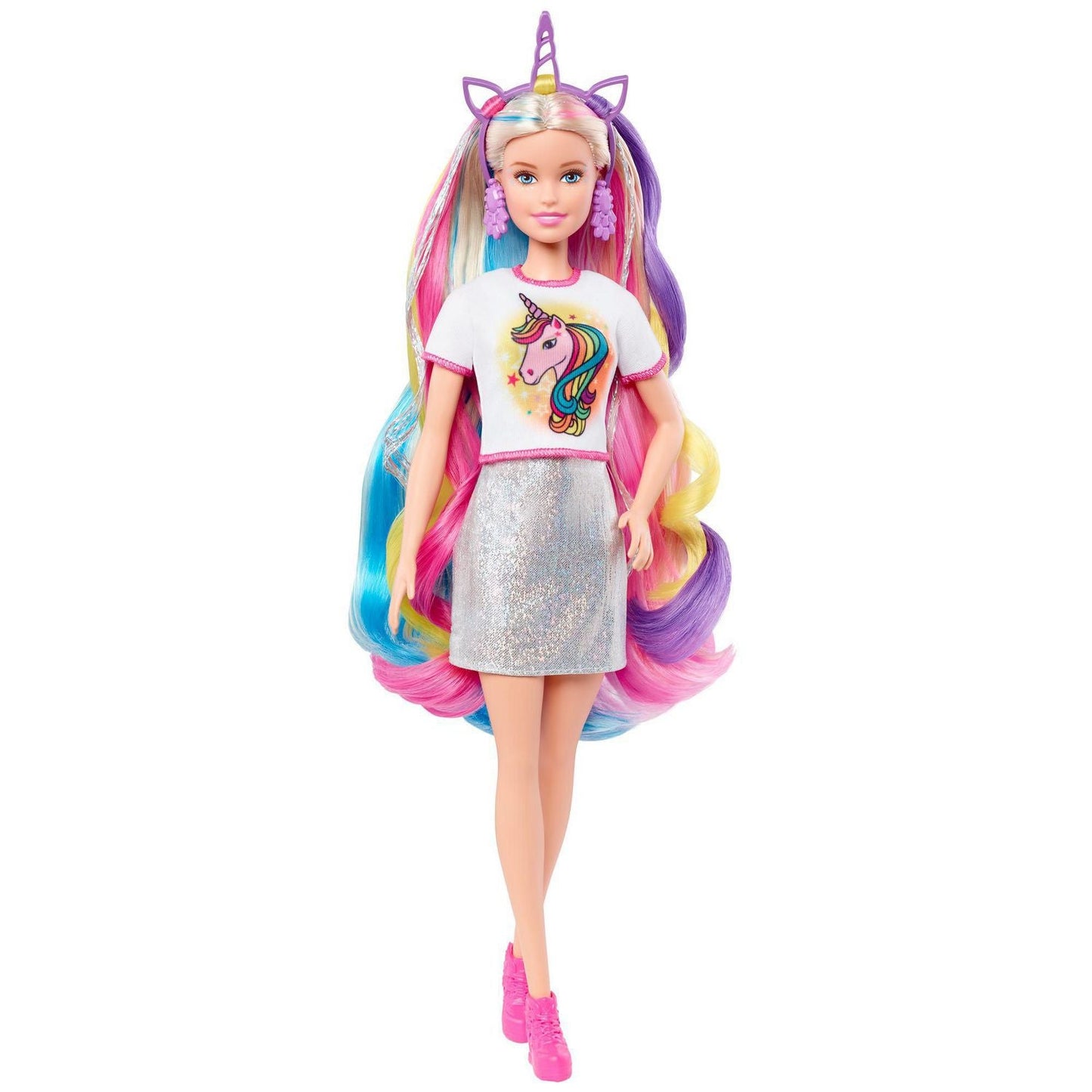 Barbie Fantasy Hair Unicorn To Mermaid Doll - Blonde