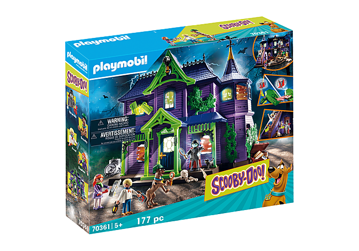 Playmobil - Scooby-Doo! - Adventure in the Mystery Mansion (70361) Playset