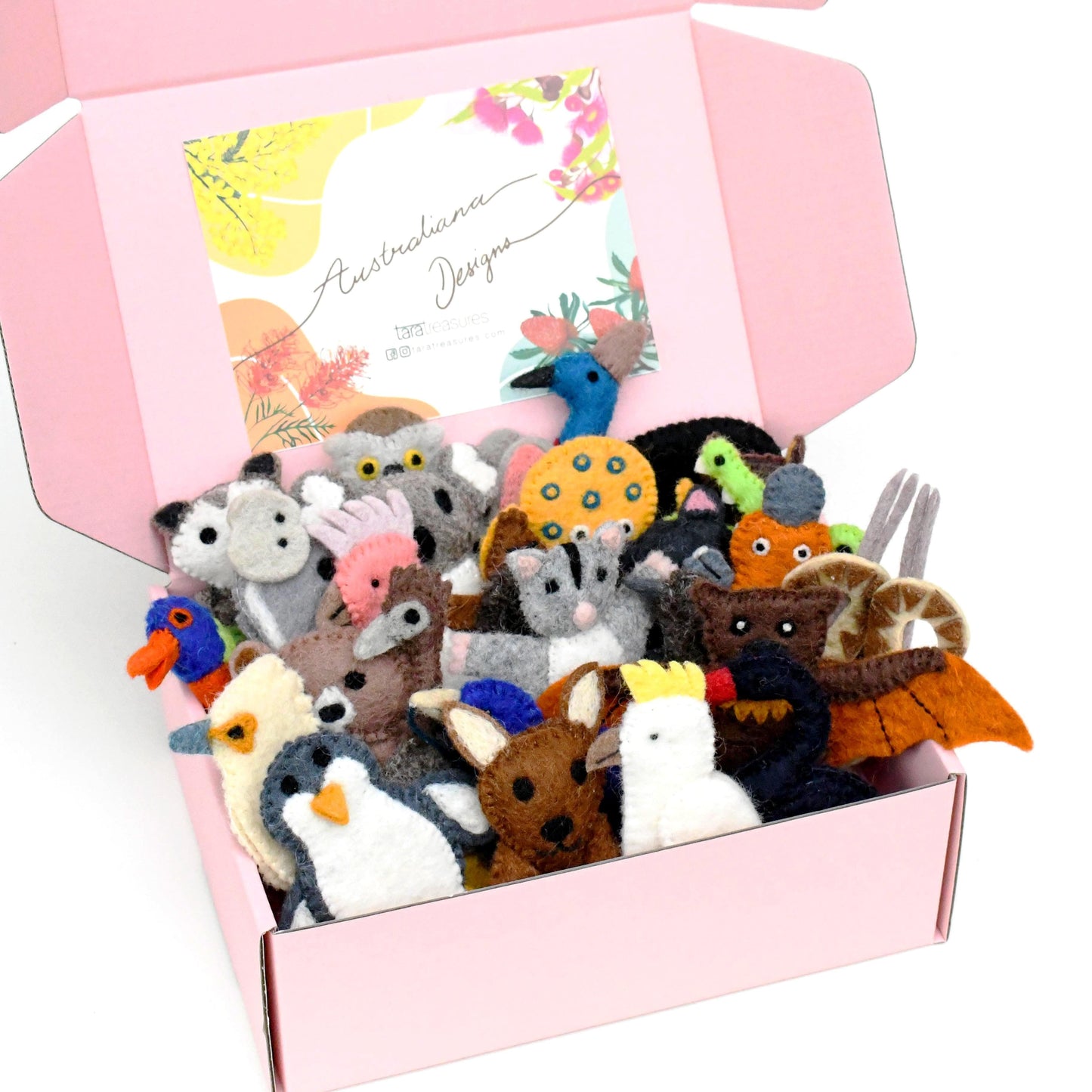 Australiana Set of 25 Finger Puppets