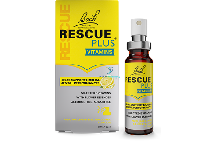 Bach Rescue Plus Vitamins Spray - 20ml