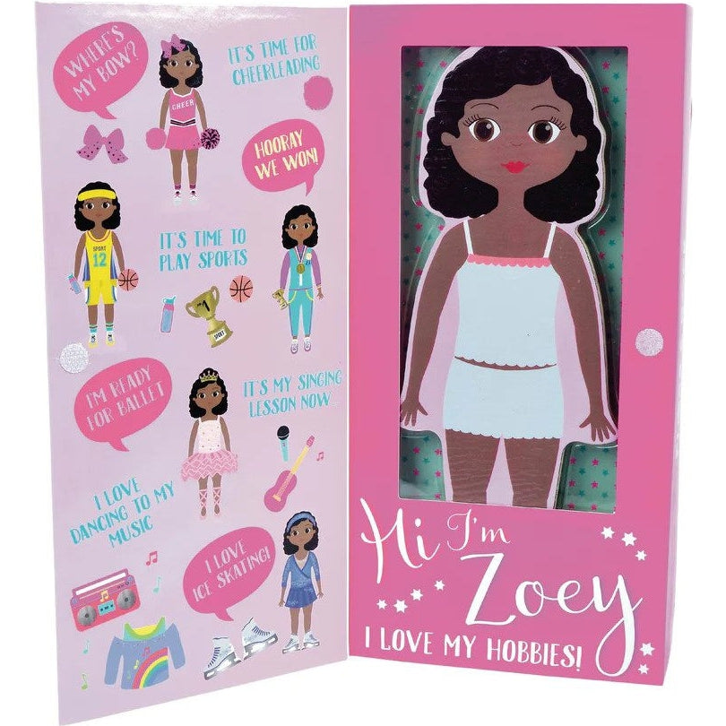 Floss & Rock Wooden Magnetic Dress Up | Zoey