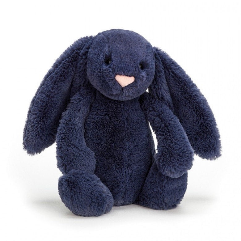 Jellycat Medium Bashful Navy Bunny