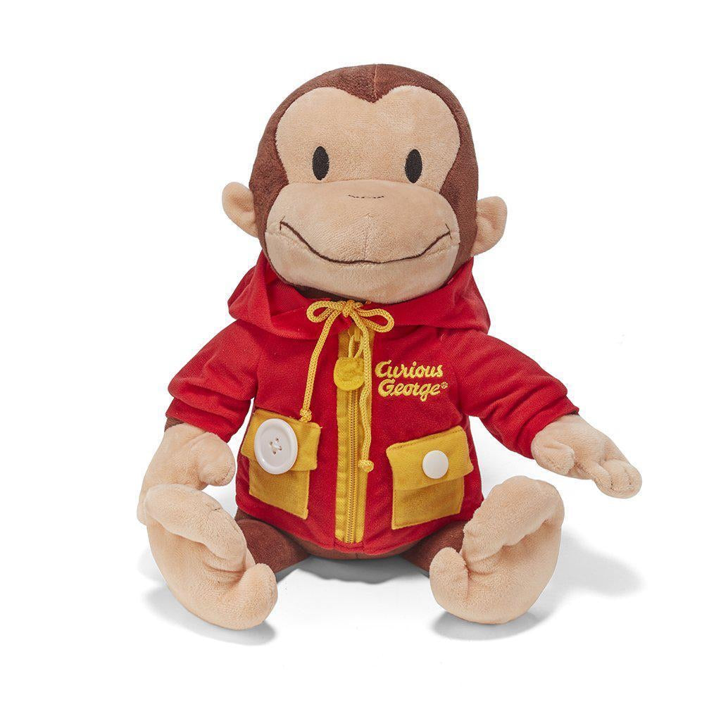 Curious George Learn to Dress Stuffed Animal