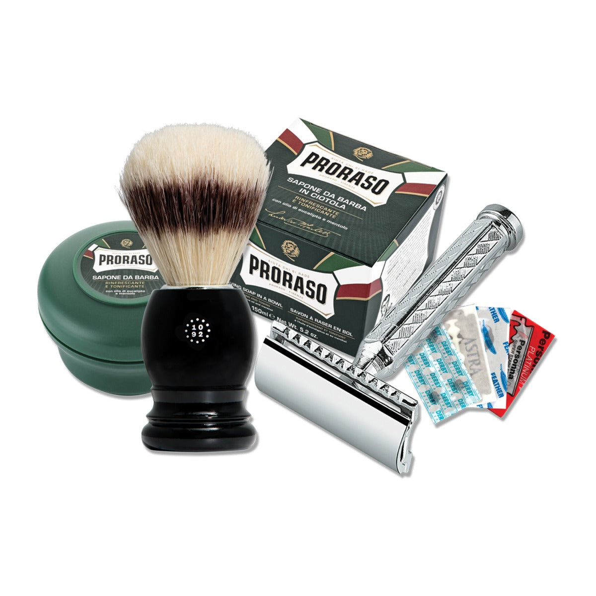 MEN'S BIZ Budget Safety Razor Shaving Kit