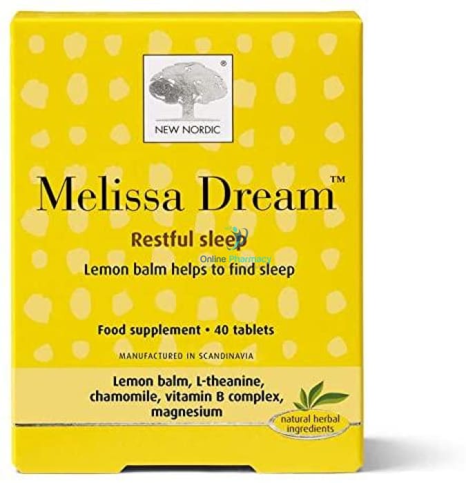 New Nordic Melissa Dream - 40/100 Tablets