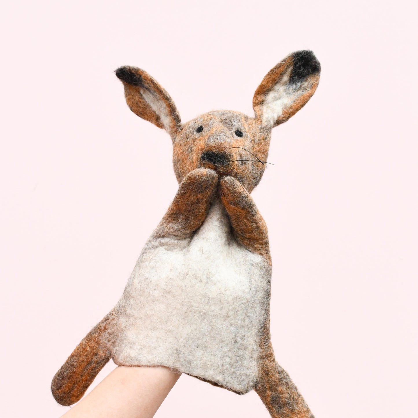 Hand Puppet - Brown Hare Rabbit