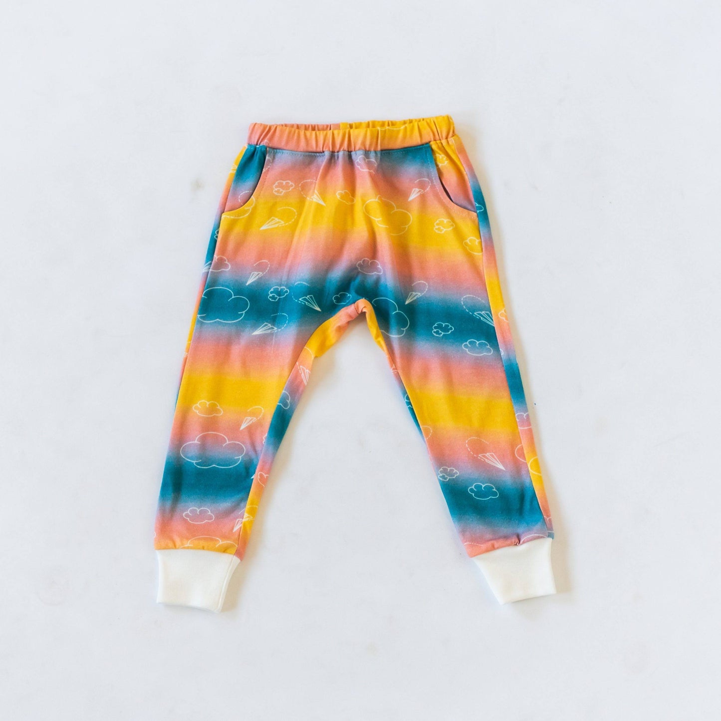 Unisex Sweatpants Bottoms Honey Cake Tiger 2-3 Years Sky's the Limit