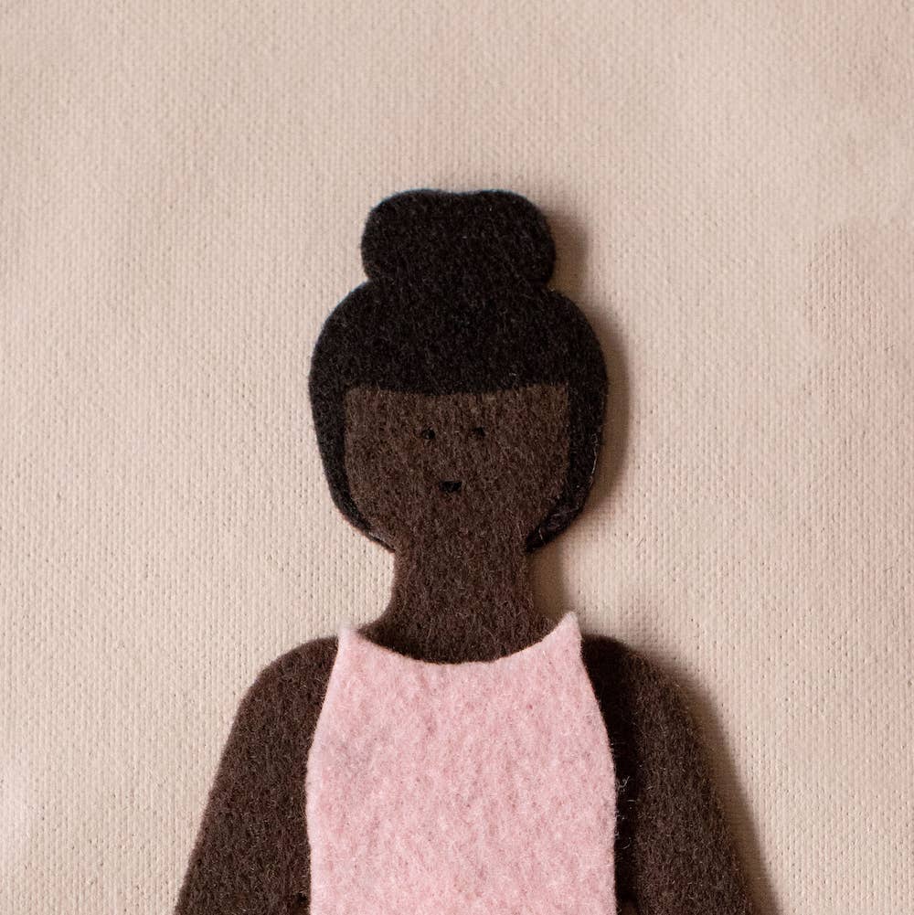Lowercase Toys Felt Doll | Starter Girl in Cocoa