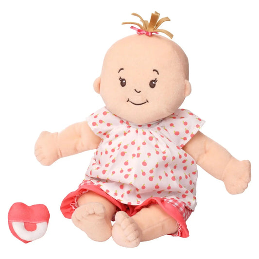Manhattan Toy Baby Stella | Peach with Light Brown Hair