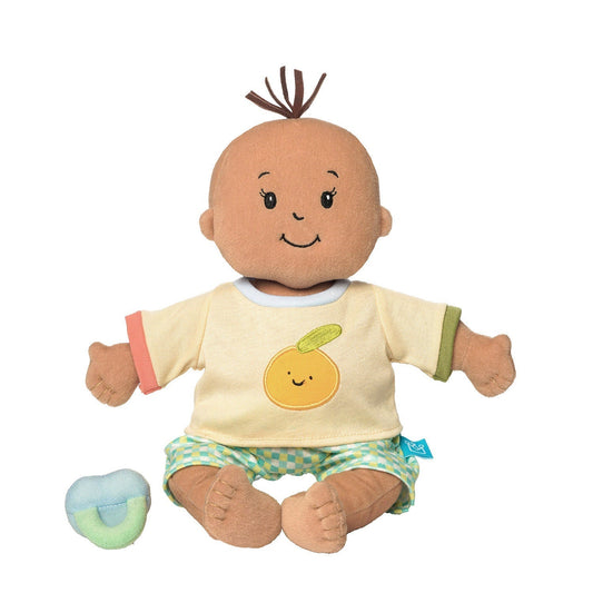 Manhattan Toy Baby Stella | Beige with Brown Hair