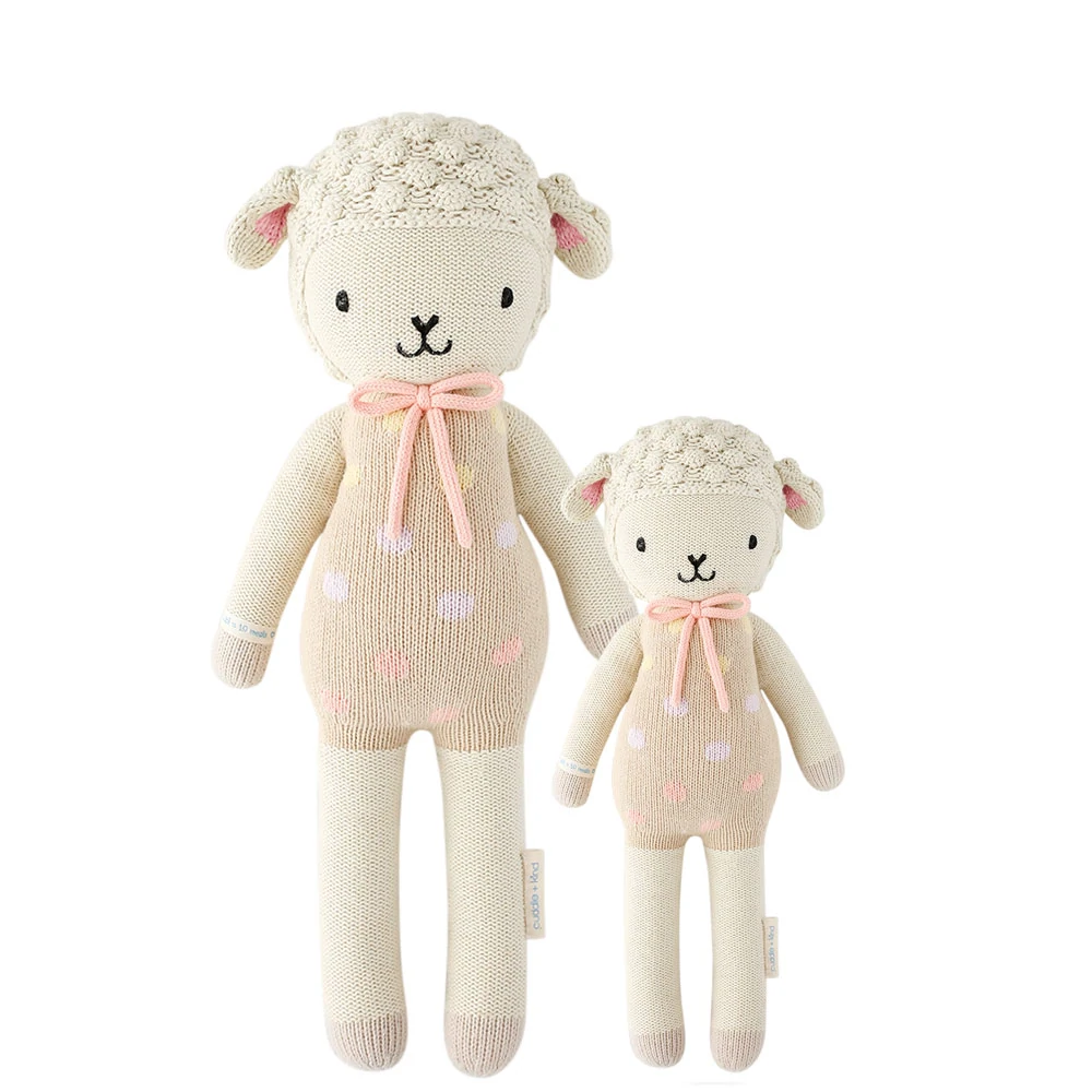 LUCY THE LAMB BY CUDDLE AND KIND - PASTEL