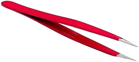 STEP ZERO Pointed Tweezers | Eyebrow shaper and Ingrown Hair Removal Tweezers with pointed tip | Stainless Steel | For women, men for eyebrow, splinters, ingrown, chin hair | Comes with tip protector