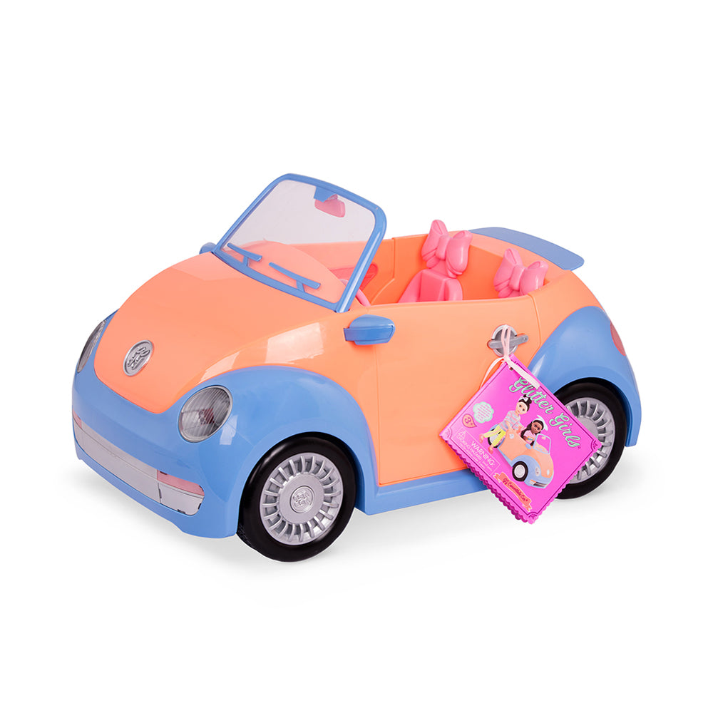 Glitter Girls Convertible Car Orange & Blue