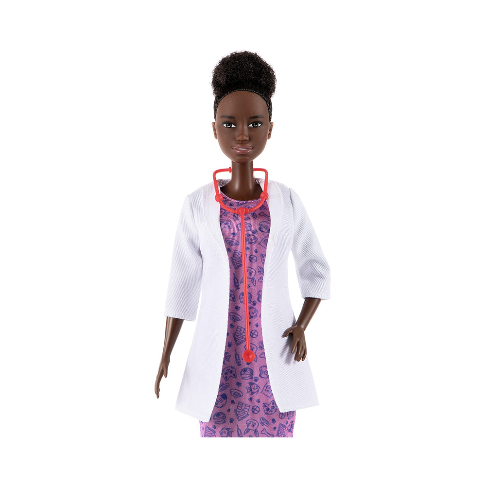 Barbie Pet Vet Brunette Doll & Playset