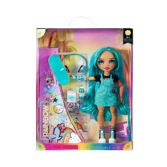 Rainbow High New Friends Fashion Doll- Blue Brooks