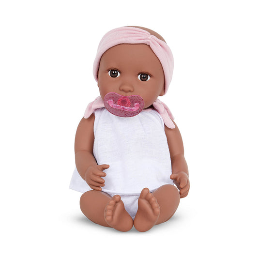 LullaBaby 14" Baby Doll w/ Body Suit & Headband