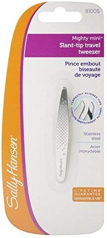 Sally Hansen Mighty Mini Slant-Tip Travel Tweezer 1 ea (Pack of 4)