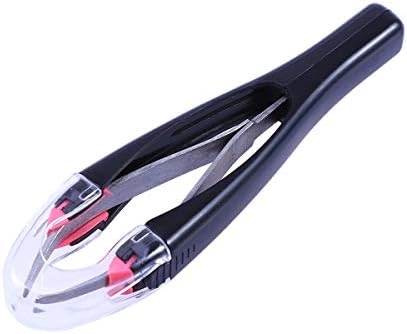 Frcolor Eyebrow Tweezers Automatic Retractable for Facial Eyebrow Removal (Color Random)