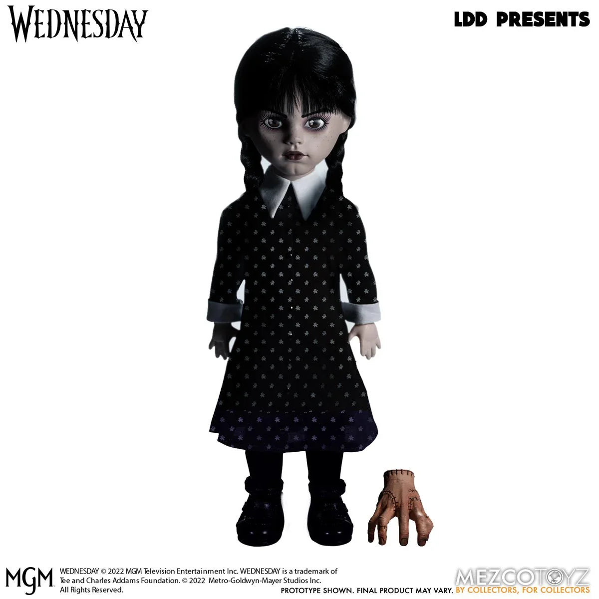 Mezco Toys Living Dead Dolls Presents! - Wednesday Addams (99653) Doll