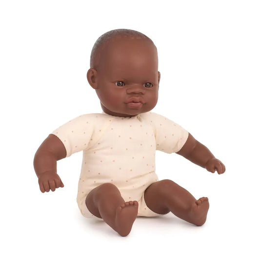 Miniland Soft Body Doll | African 12 5/8"