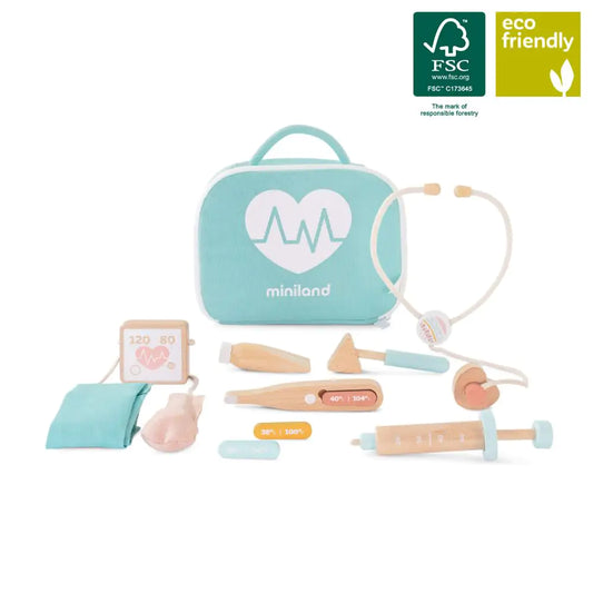 Miniland Wooden Doctor Medical Set