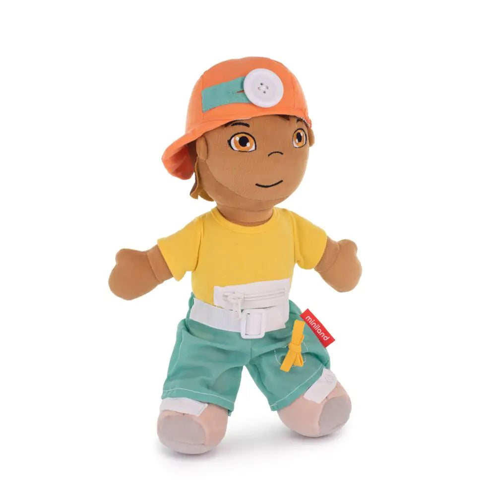 Miniland Diversity Fastening Doll | Hispanic Boy