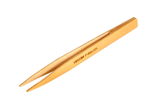 HOZAN P-860-125 Bamboo Tweezers 125mm tip 9.5mm Non-magnetic and insulating NEW