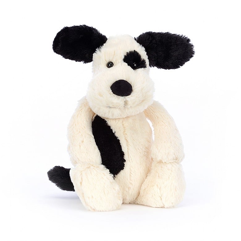 Jellycat Bashful Black & Cream Puppy Huge