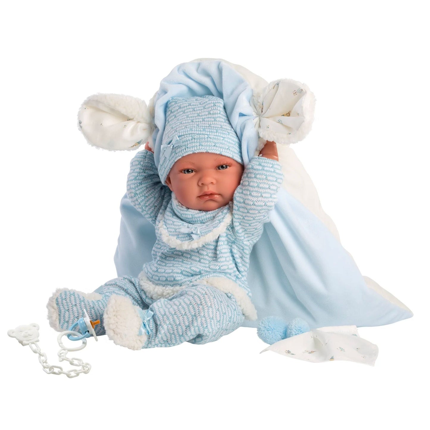 Newborn Doll Donovan with Blanket