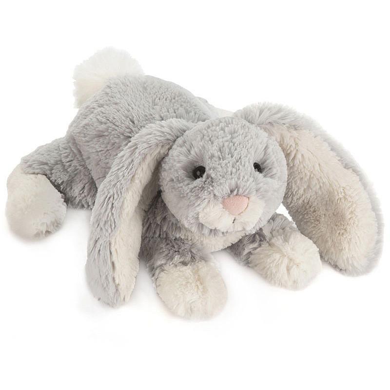Jellycat Loppy Silver Bunny