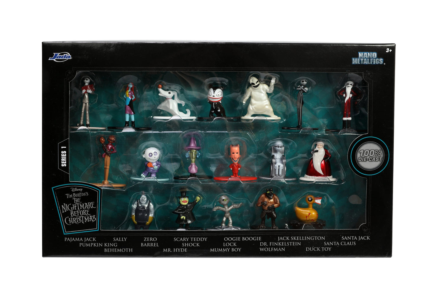Disney - The Nightmare Before Christmas Nano Metalfigs Mini-Figures 18-Pack (32912)
