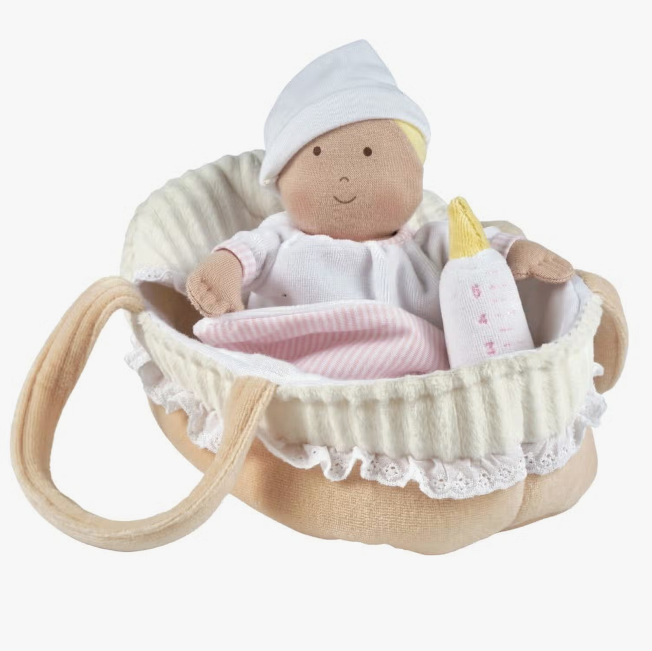 Grace Doll with Carry Cot, Bottle and Blanket