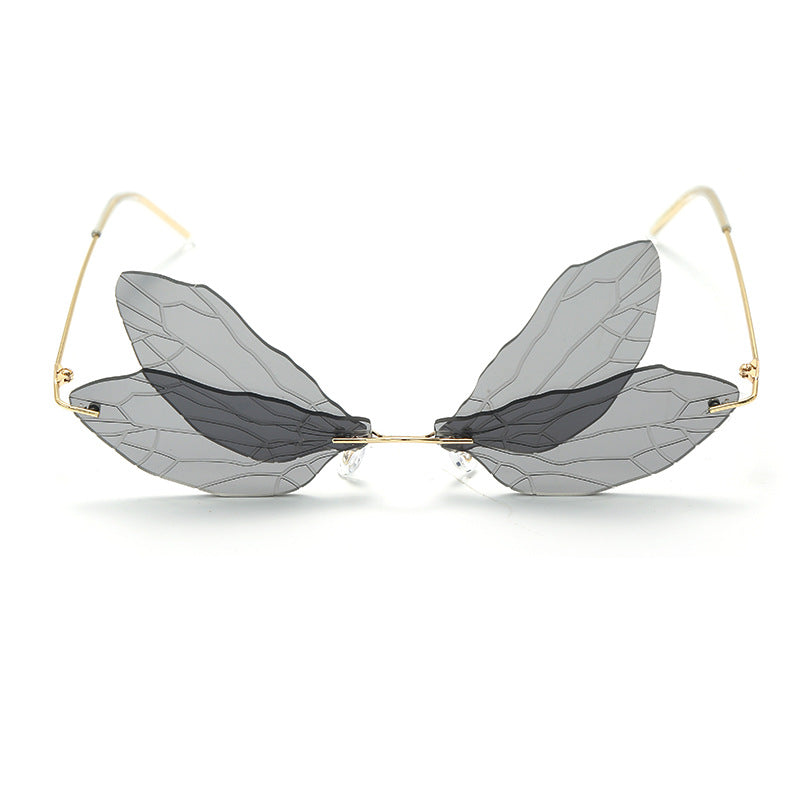 Dragonfly Sunglasses Vintage Punk Glasses Gifts for Her