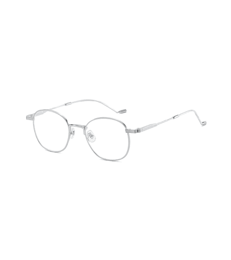A Business Proposal Cha Seung-Hoon (Kim Min-Kyu) Inspired Glasses 001 - ONE SIZE ONLY / Silver - Glasses