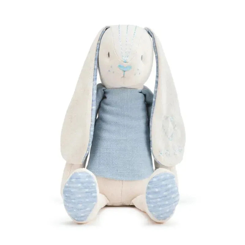 Demdaco - Linen Plush Blue Bunny