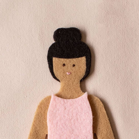 Lowercase Toys Felt Doll | Starter Girl in Caramel