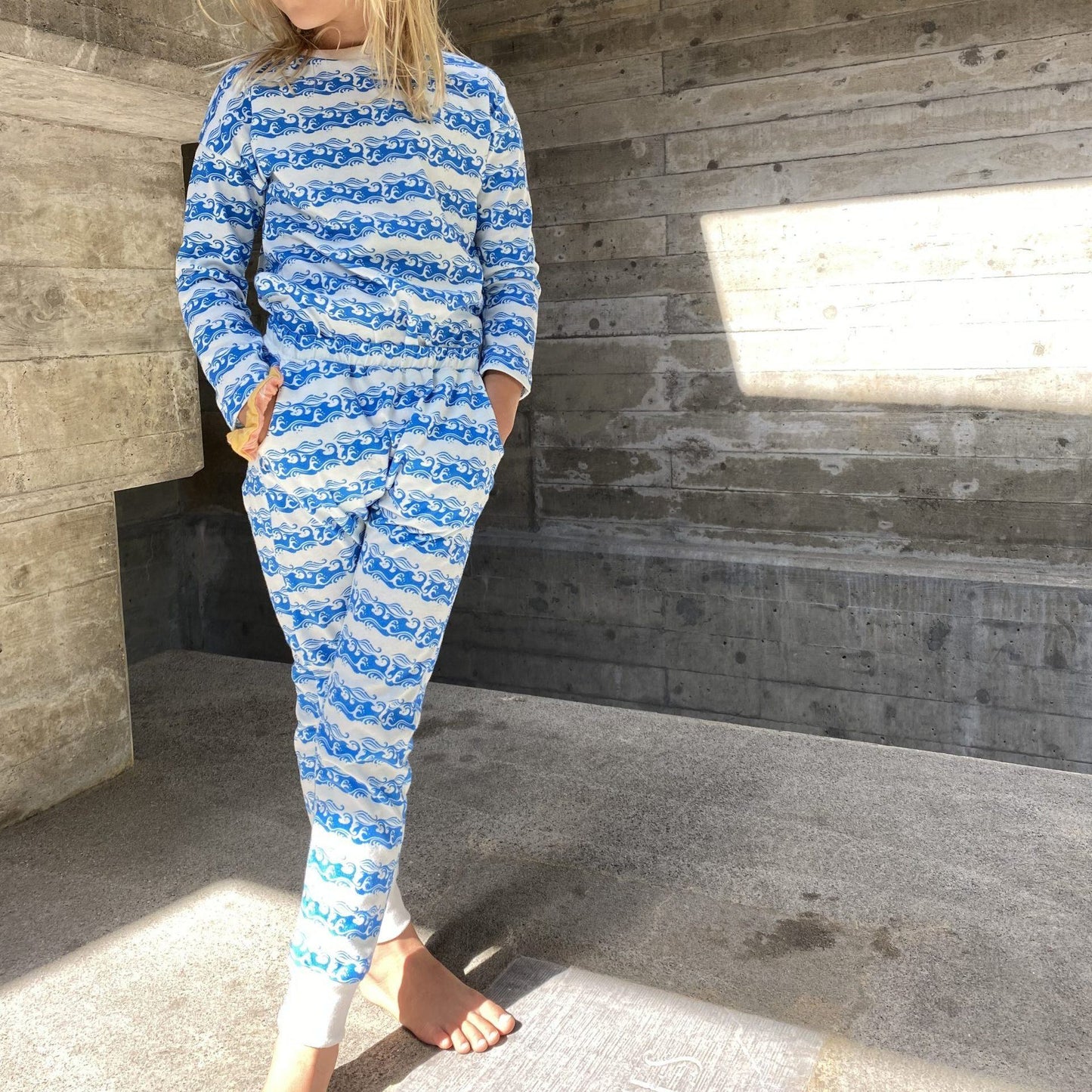 Honey Cake Tiger Organic Sweatpants Unisex - Hello Fun Wave Bottoms Honey Cake Tiger