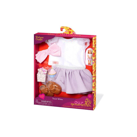 Our Generation 18" Doll Outfit Sweet Wishes Birthday Cupcake