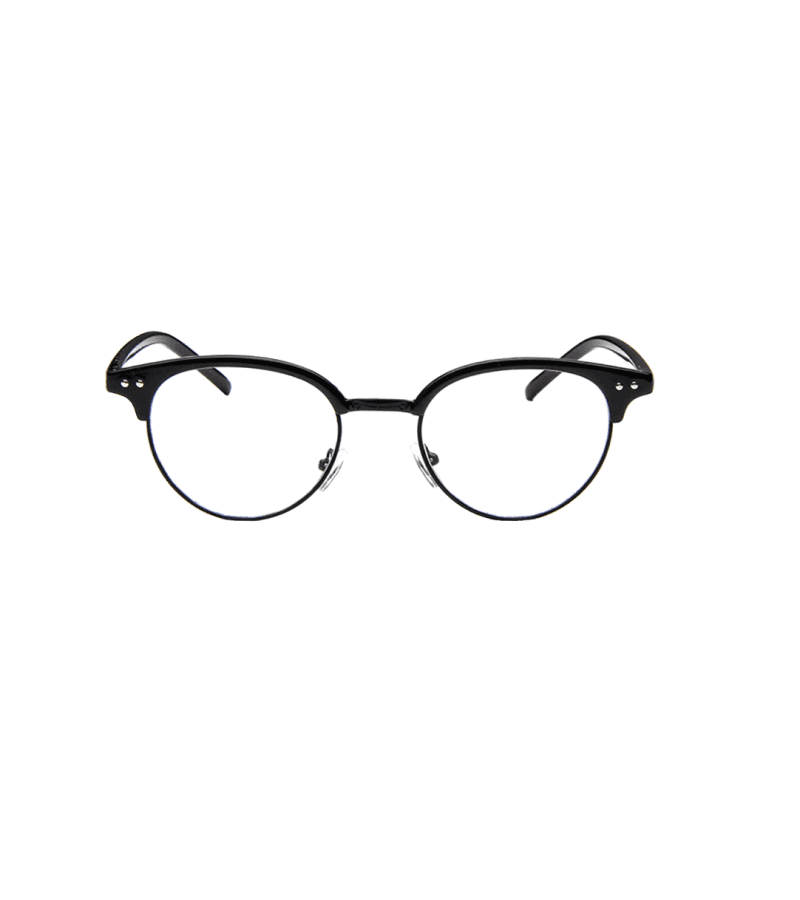Little Women Jin Hwa-Young (Choo Ja-Hyun) Inspired Glasses 001 - ONE SIZE ONLY / Black - Glasses